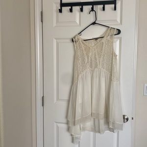 Miss Me size small Off white dresss
